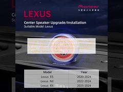 سیستم صوتی ویژه خودرو / سیستم صوتی ویژه خودرو / بلندگوی مرکزی / بلندگوی مرکزی / خوشه ابزار نصب شده در مرکز / ارتفاع‌سنج / نمایشگر چند منظوره (MID) / بلندگوی Plug&Play / کارخانه