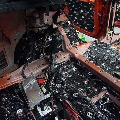 Luxury Car Sound Proofing Mat Mixed Material Custom Automobile Sound Insulation