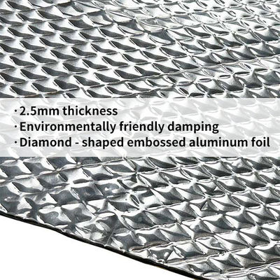 2.5mm rhombus embossed automobile vibration reduction / Automotive Sound And Heat Insulation