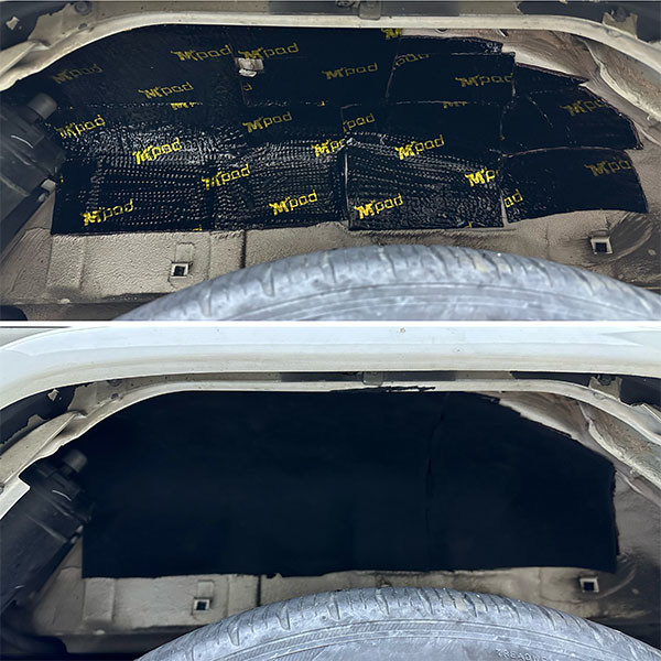 PEUGEOT Tailored Auto Chassis Noise Barrier Car Noise Reduction Engineering