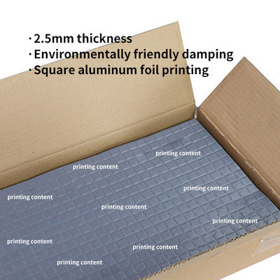 قیمت خوب 2.5mm باد کاهش نویز خودرو / خنک کننده لرزش / عایق صوتی و حرارتی خودرو آنلاین